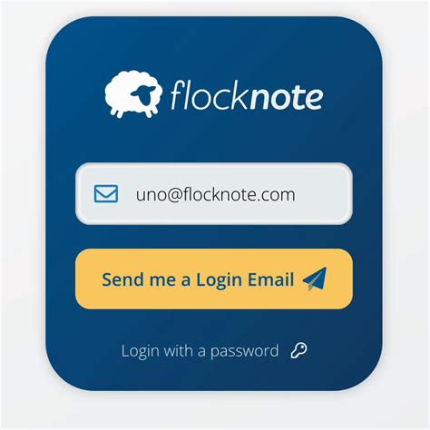 log into flocknote account.